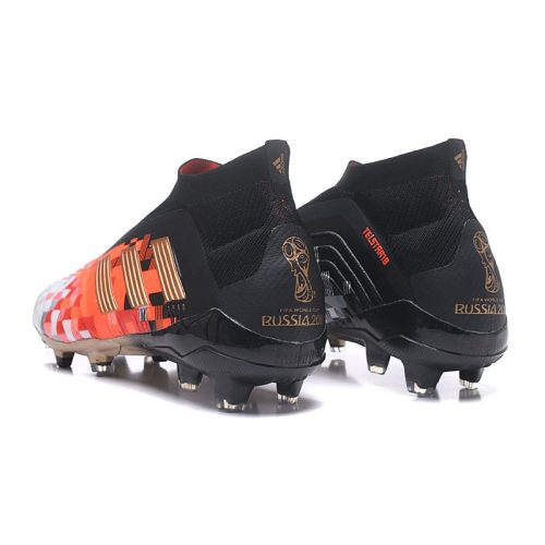 adidas fodboldstøvler til mænd Predator 18+ Telstar FG - Sort Orange_2.jpg